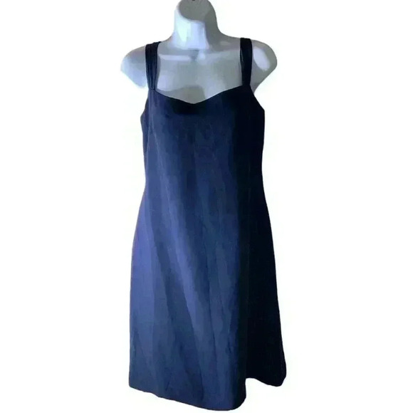 Vintage Ann Taylor Dress A-Line Strap Back Zip Women's Size 6 - Picture 1 of 7